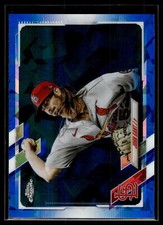 John Gant 2021 Topps Chrome Update Sapphire Card  #US263