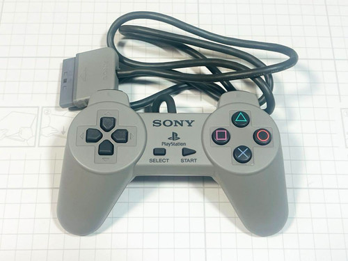 PS1 Controller Only Pad Gray SCPH-1010 1080 Sony Playstation PS Japan import