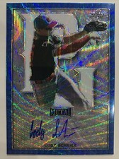 2020 LEAF METAL PG CODY SCHRIER BLUE WAVE REFRACTOR AUTO 09/10