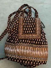 Bolso Mochila Vera Bradley Mimi en Patrón Cebra Retirado Nuevo Con Etiquetas