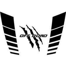3pcs Car Hood Bonnet Vinyl Stickers Racing Stripes Claw Marks Decal Decoration 3pcs Car Hood Bonnet Vinyl Stickers Racing Stripes Claw Marks Decal Decoration