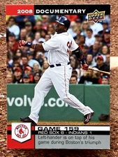 2008 Upper Deck Documentary David Ortiz #4724