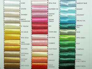 Satin Color Chart