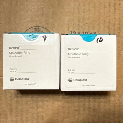 Coloplast 120307 Brava  Moldable Rings 2.0 mm Expires 10/27 /Lot Of 19 Total