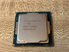 Gently Used Intel Core i5-7500 Processor, SR335 3.40GHZ LGA1151