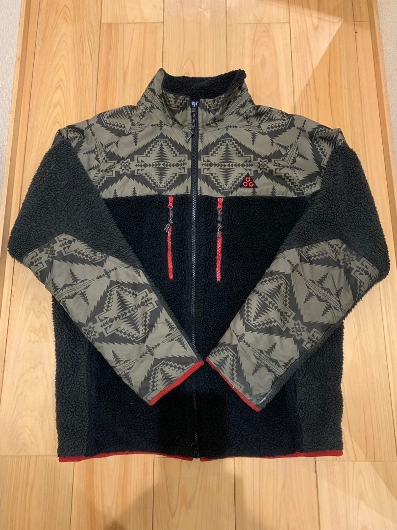 Nike ACG x Pendleton Fleece Boa Jacket Size M Wool Blend Collaboration