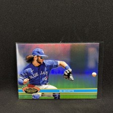 2021 Topps Stadium Club Chrome Bo Bichette 1991 Stadium Club Design Variation