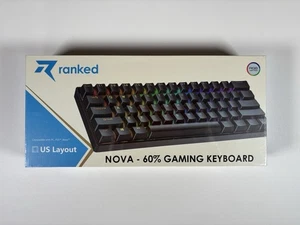 Ranked N60 Nova 60% Form Factor | Hot Swappable Mechanical Gaming Keyboard NEW