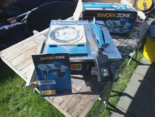 Used Workzone 600W Electric Tile Cutter Water-cooled Diamond cutting disc 240v