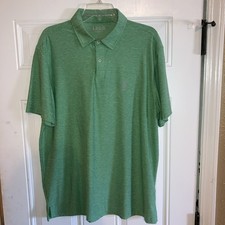 IZOD Golf Polo Shirt Men s Large Green Performance Short Sleeve Casual