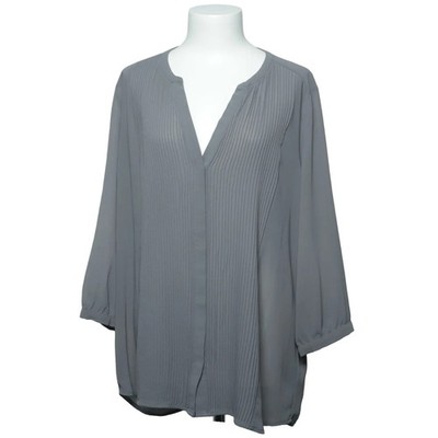 H&M, Bluse, Größe: 50, Grau, Polyester, Sonstiges, Damen #WAF