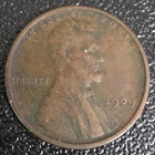1909 VDB -P Lincoln Wheat Cent Penny F/VF Condition B1