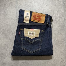 NWT Men  s Levi  s 501 Original 100 Cotton Blue Denim Size 36x36