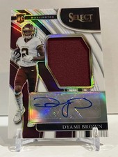 2021 Panini Select - Jumbo Rookie Signature Swatches Prizm Dyami Brown #JRS-DBR