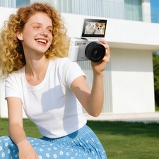5K Digital Camera 180 Flip Touch Screen CMOS Vlogging Camera for Travel Student