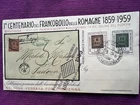 Italy FDC 1959 - centenary of Romagna stamps