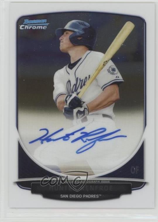 2013 Bowman Draft Chrome Prospect Auto Hunter Renfroe #BCA-HR Auto 00jz