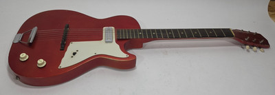 Rare 1960 s Harmony Stratotone Alden Red Free Shipping