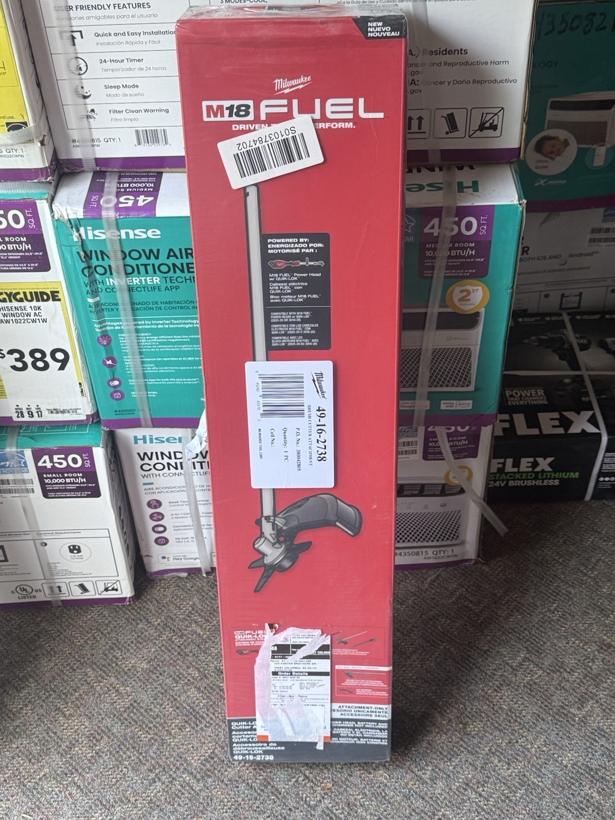 Milwaukee 49-16-2738 M18 FUEL QUIK-LOK Brush Cutter Attachment - New In Box