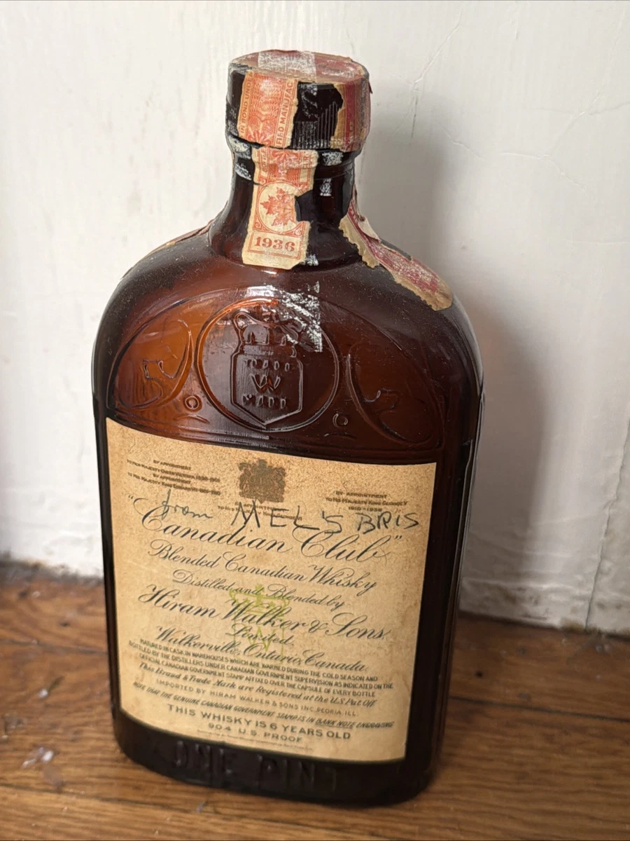 Canadian Club Whiskey In Collectible Liquor Bottles (1900-Now) for