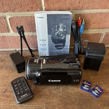 Canon VIXIA HF S200 High Definition Camcorder w/ Large Battery Accessories
