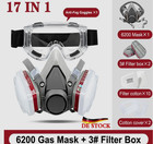 3M Atemschutz Halbmaske Gasmaske 6200 Staubmaske Lackiermaske Mit Wechselfiltern