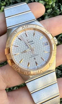 OMEGA Constellation Co-Axial 123.20.38.21.02.009 Texture Dial