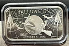 Halloween October 31, 1973 1oz .999 Fine Silver Bar Madison Mint