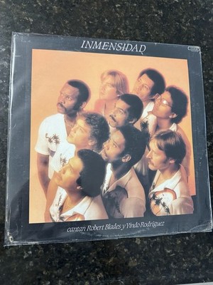 INMENSIDAD   CANTA ROBERTO BLADES Y YINDO RODRIGUEZ/BARBARO REC/VG+VINYL