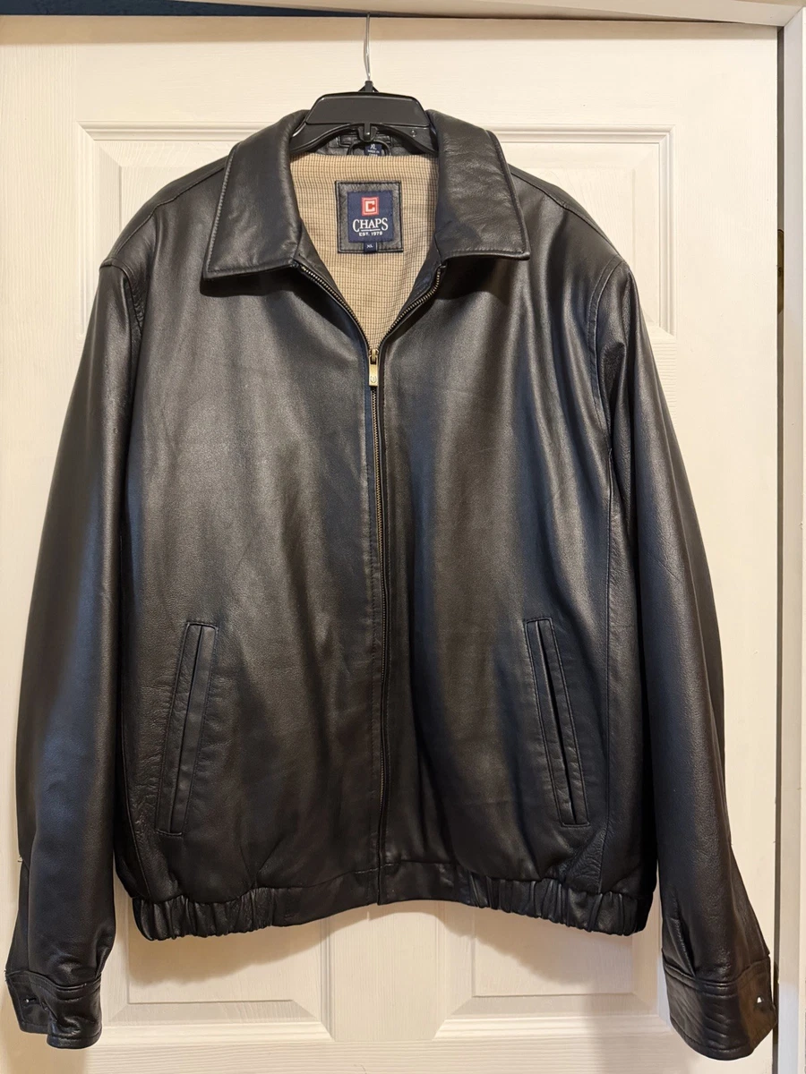 Chaps Leather Jacket products for sale | eBay