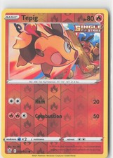 Tepig 023/163 Common Battle Styles Pokemon Reverse Holo Near Mint