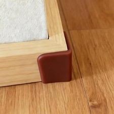 Brown Baseboard Corners Blocks Self Adhesive, Thickened Rubber Safety Corner ...