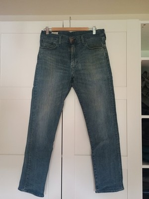 Levi's 502 Jeans Blau Blaugrau 33/32 Tapered Gebraucht Sehr Gut