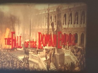THE FALL OF THE ROMAN EMPIRE TRAILER SUPER 8 COLOUR SOUND 75FT CINE FILM 8MM