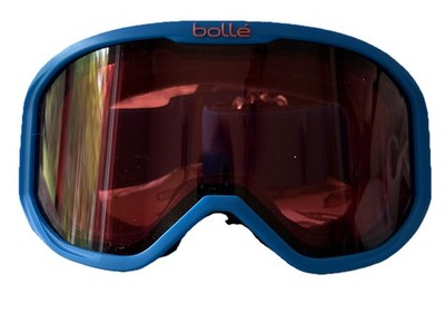 Bolle INUK Blue Anti-Fog Ski Goggles For Kids SIZE 3-6 Vermilion Lens NEW