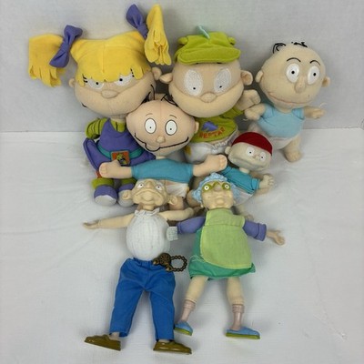 Rugrats Action Figure Plush Lot 1997 2002 Mattel Applause Star Bean Nickelodeon