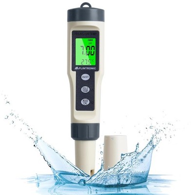 4in1 PH TDS EC Messgerät Tester Genau bis ±0,1pH Hochpräzises mit LCD Display 