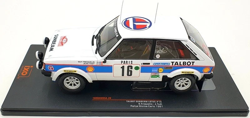 IXO 1/18 Scale 18RMC095A - Talbot Sunbeam Lotus #16 RMC 1981 G.Frequelin - Image 4 of 4