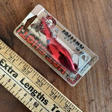 NOS Vintage Luhr Jensen Pre Rapala Hot Shot 25 Red Magic New Sealed