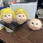 VTG  Cabbage Patch Doll Heads 1984 Thomas 3 Heads Only Crafting