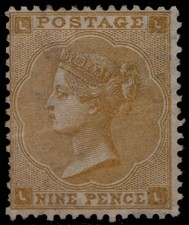 GB QV SG87, ESCASA PAJITA 9d, SIN USAR. Cat £2000. LL