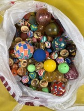 Vintage Rubber Super Balls Bouncy Bounce Ball Lot Mixed Sponge Bob, Colorful K4