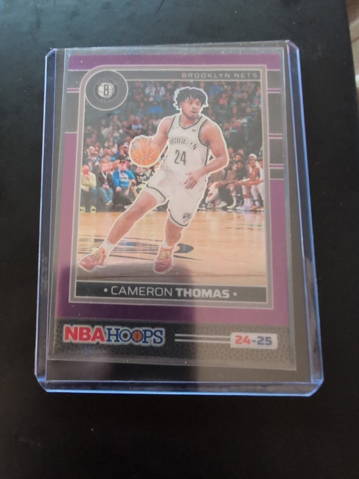Cameron Thomas /249 PURPLE 2024-25 Panini NBA Hoops Brooklyn Nets