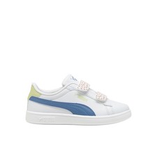 PUMA Smash 3.0 Fc V Slip On Youth Girls White Sneakers Casual Shoes 39798701