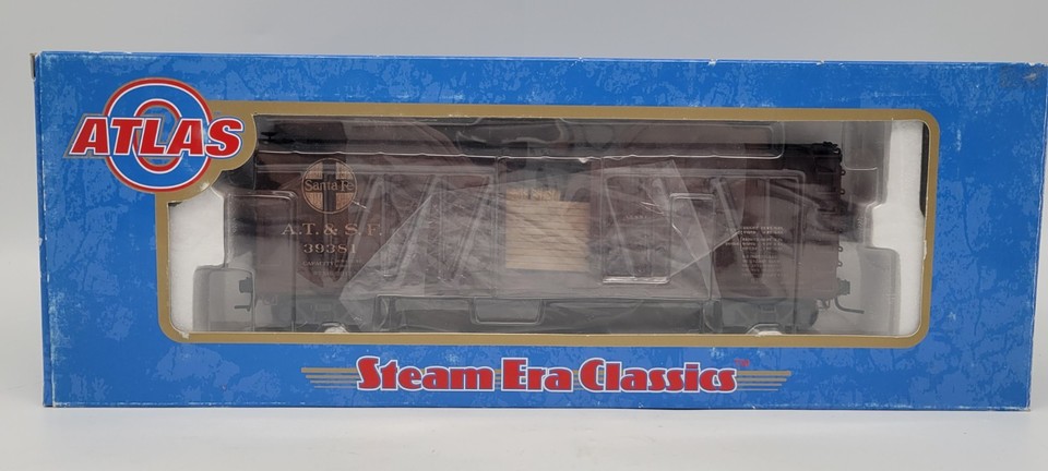 Atlas 9305 2Rail O-Scale Santa Fe Dbl Wood Sheathed Box Car #39381 ...