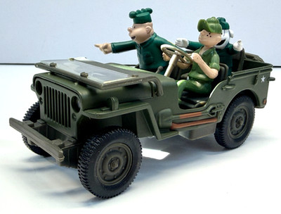 Gate 1:32 Scale Beetle Bailey in Jeep Adventures Loose Clean Diecast Car