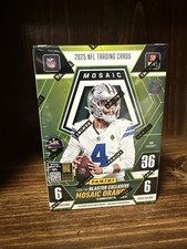 2025 Panini Mosaic Blaster New Sealed Box of 36 NFL Football Trading Cards