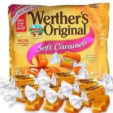 Soft Caramels, 10.8 Ounce Bag, 307g, Individually Wrapped Candy