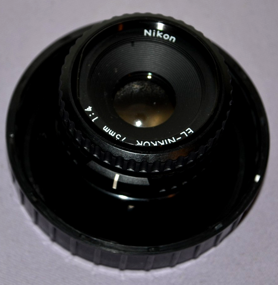 Nikon EL Nikkor 75mm F/4 – Objectif Pour Agrandisseur 4,5x6 / 6x6 – Monture M39