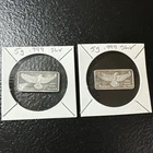 2 Beautiful 5 Gram 999 Silver Bars - Eagle Monarch Precious Metals 10 Grams